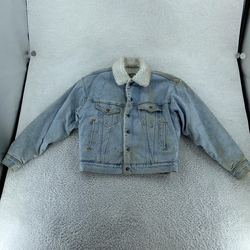 Trashed vintage levis jacket - vintage,