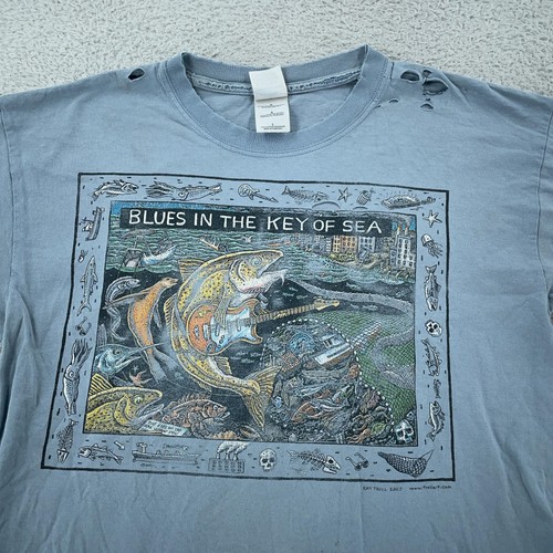 Trashed vtg ray troll blues - blues, in