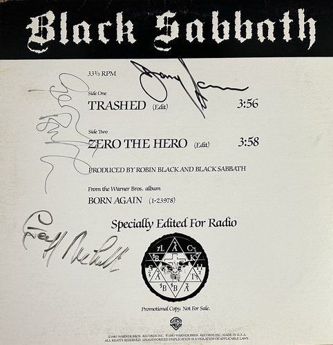 Black sabbath trashed - sabbath, “trashed”