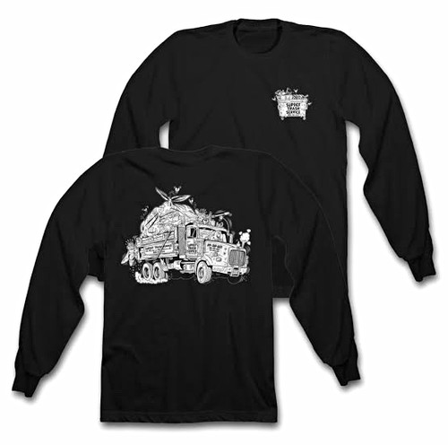 Supdef trash service tee - trash, l/s