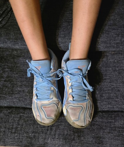 Used trashed worn jordan - trashed,