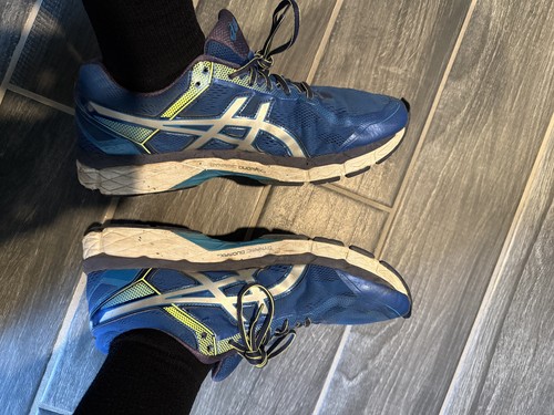 Asics trashed shoes - worn, used